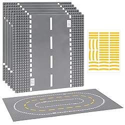 6 Pack Road Base Plates for Building, Compatible