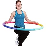 Sports Hoop Weighted Hoop, Weight Loss ACU Hoop 5L - 4.9lb (41.5 inches Wide) Large, Weighted Fitness Exercise Hula Hoop