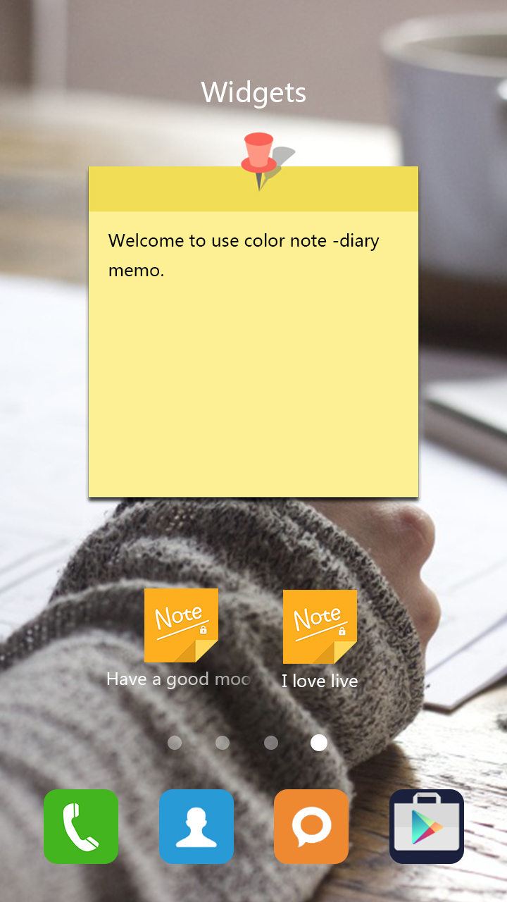 Color Notepad Appstore for Android