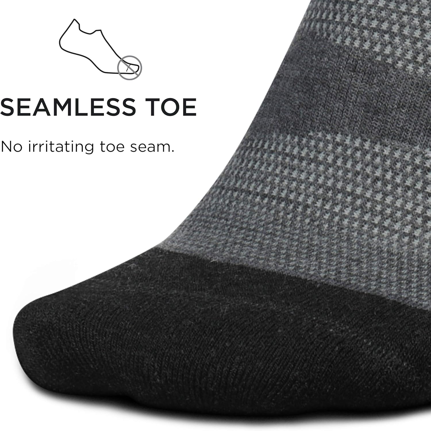 Feetures Elite Max Cushion No Show Tab Sock Block at  Men’s Clothing store