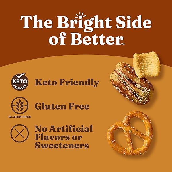 CATALINA CRUNCH PROTEIN SNACK MIX – 8G PROTEIN, 1G SUGAR PER SERVING – GOOD SOURCE OF FIBER, KETO, GLUTEN FREE – HONEY MUSTARD, 5.25 OUNCE BAG (PACK OF 1)