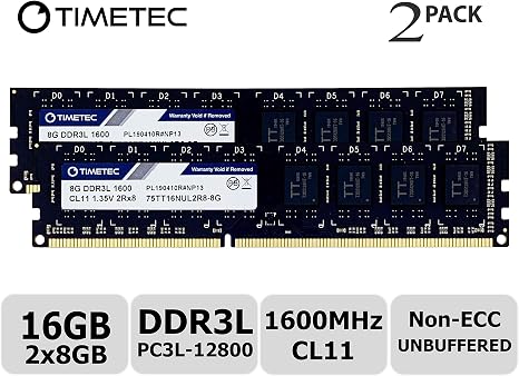 Timetec Hynix IC 16GB Kit DDR3L 1600MHz PC3-12800: Amazon.de ...