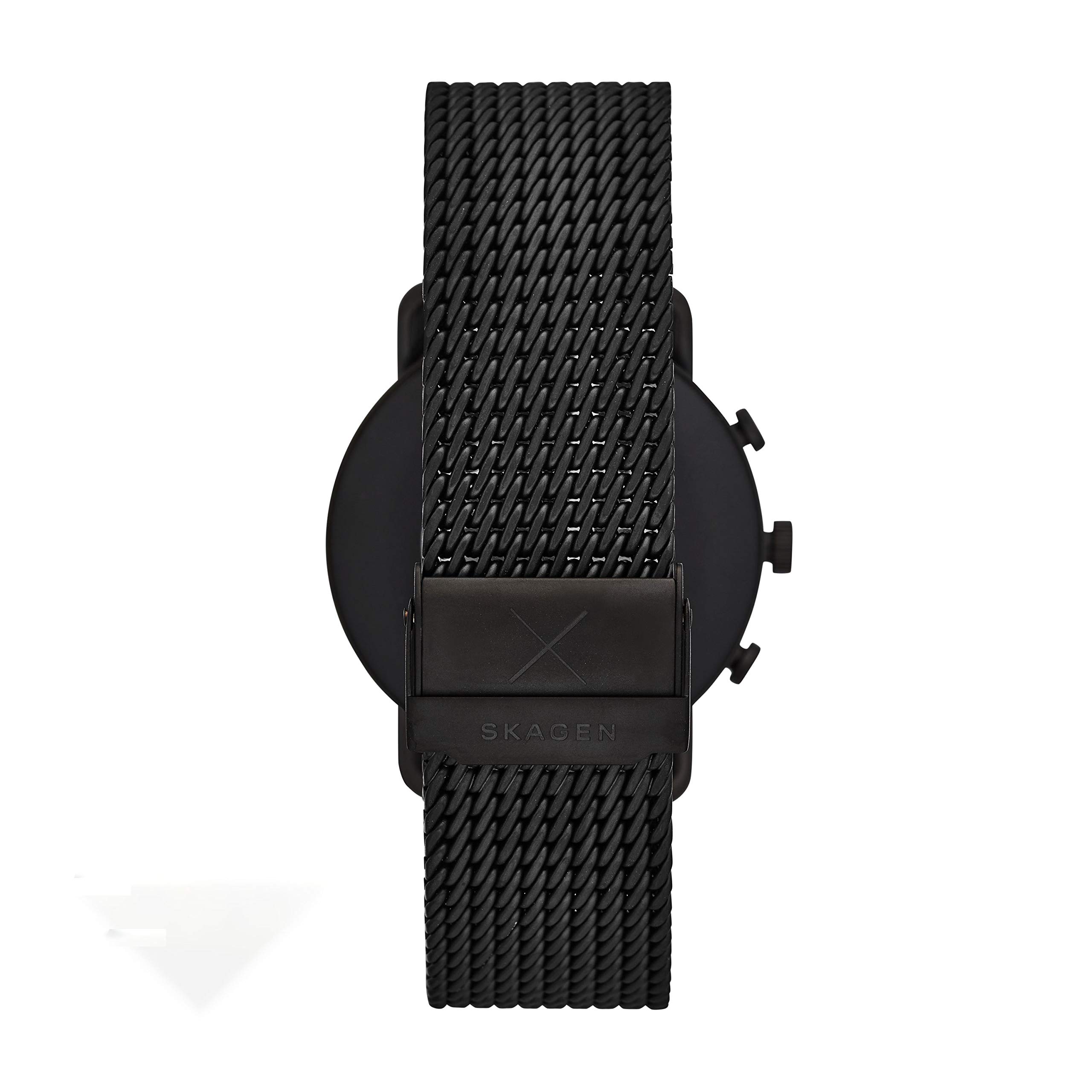 Skagen Men Falster 3 Stainless Steel Mesh Touchscreen Smart Watch, Color Black (Model: SKT5207)
