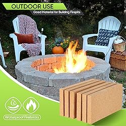 6-Pack High Temp Firebricks 3000°F Insulating