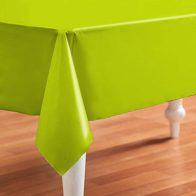 Wachstuch PVC Tischdecke Grün glatt (140_x_140_cm) Amazon.de Küche