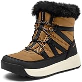 AIRHAS Women's Warm Snow Boots Cold Weather Winter Boots Fur Lined Comfortable Lightweight