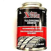 Xtra Seal Vulcanizing Cement – 8 oz (236 mL) – Fast-Dry Tire Repair Cement for Chemical or Heat Vulcanization