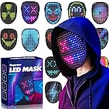 Ompusos LED Mask with Gesture Sensing Transforming