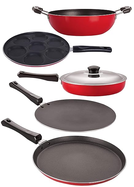 Buy Nirlon Non Stick Flat Base Gas Compatible Kitchenware Items 5