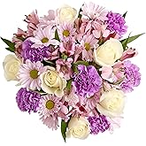 1800 Flowers - Lavender Mixed Bouquet (Bouquet Only) - Fresh Flowers for Delivery - Gift for Anniversary, Birthday, Congratulations, Get Well, Thank You