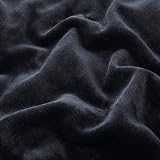 MOONLIGHT20015 Fleece Throw Blanket 150x200 cm 400 GSM Black view 9
