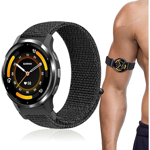 EverAct Floral Armband Für Garmin - Schmales Silikonband Graviert Damen 22mm