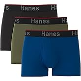 Hanes Men's Underwear Boxer Briefs 3-Pack, Total Support Pouch, Sexy Men's Underwear, Long or Short-Leg Boxer Briefs