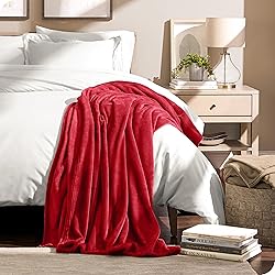 Bare Home Fleece Blanket - Full/Queen - Ultra-Soft