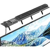 Soundbar Mount, No Drilling Steel TV Top Shelf Fits Most of Sound Bars Up to 15 Lbs, Universal Sound Bar TV Mount Bracket, So