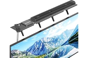 Soundbar Mount, No Drilling Steel TV Top Shelf Fits Most of Sound Bars Up to 15 Lbs, Universal Sound Bar TV Mount Bracket, So