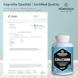 Vitamaze Calcium Tablets High Strength 400 mg Vegan 180 Tablets 3 Months view 5
