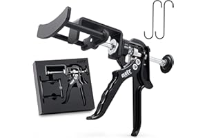 Orion Motor Tech Dual Piston Brake Caliper Compressor, Heavy Duty Brake Piston Compressor Tool for Brake Pad Replacement, Disc Brake Caliper Tool Compatible with Most Cars & Trucks, Black