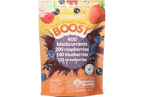 Nourisharvest Berry Smoothie Powder – 100% Natural Wholefood Blend with Blackcurrants, Raspberries, Blueberries, Strawberries