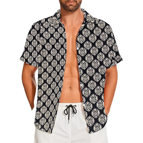 Amazon.com: MENRIAOV Tie Dye Mens Graphic Long Sleeve Button Down