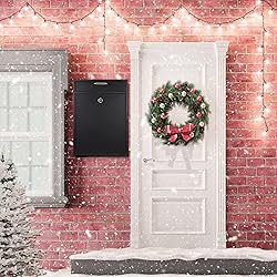Yaocom Locking Mailbox with Key for Outdoor 16.2 x
