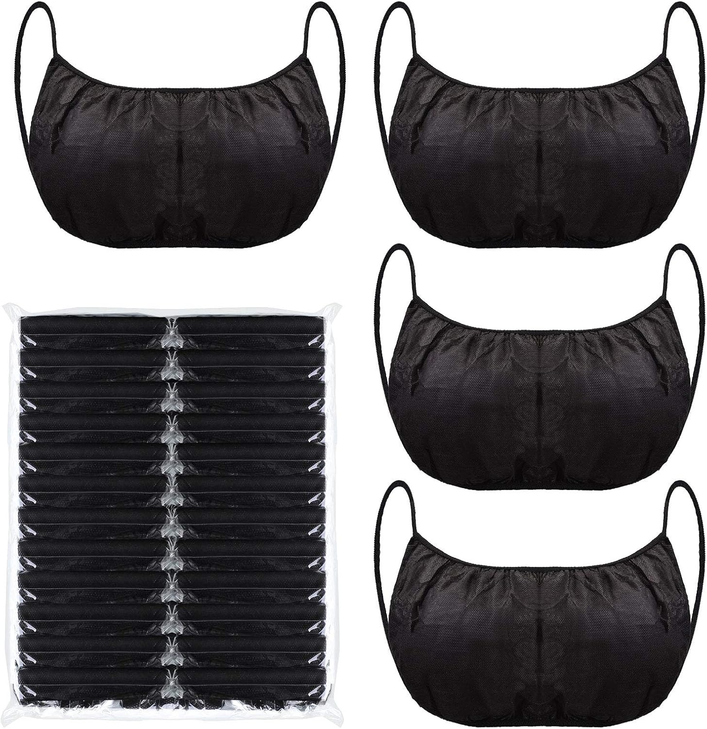 Janmercy Disposable Bras Beauty Black Disposable Bra Women's Disposable