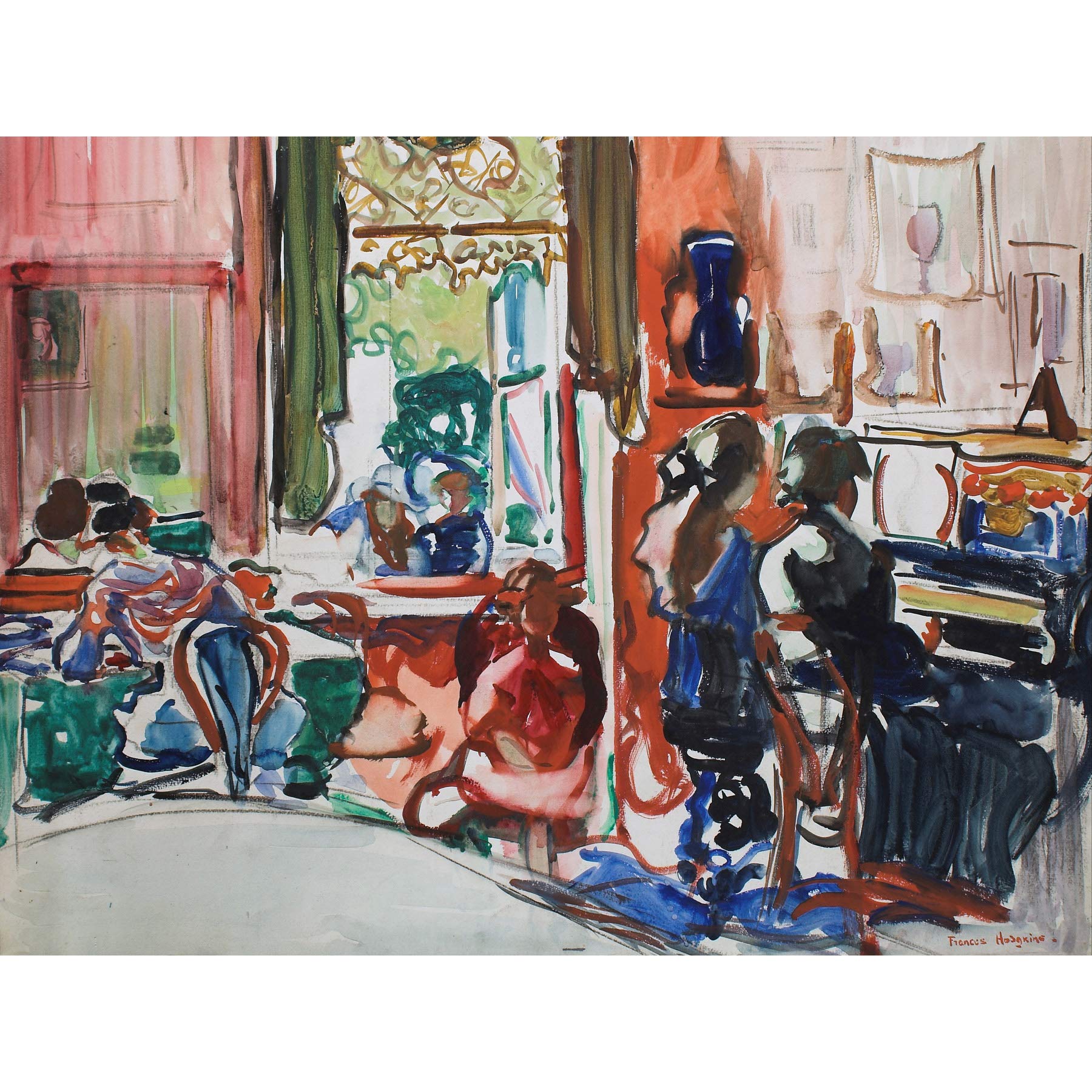 Frances Hodgkins The Piano Lesson Large Wall Art Print Canvas Premium Poster Mural