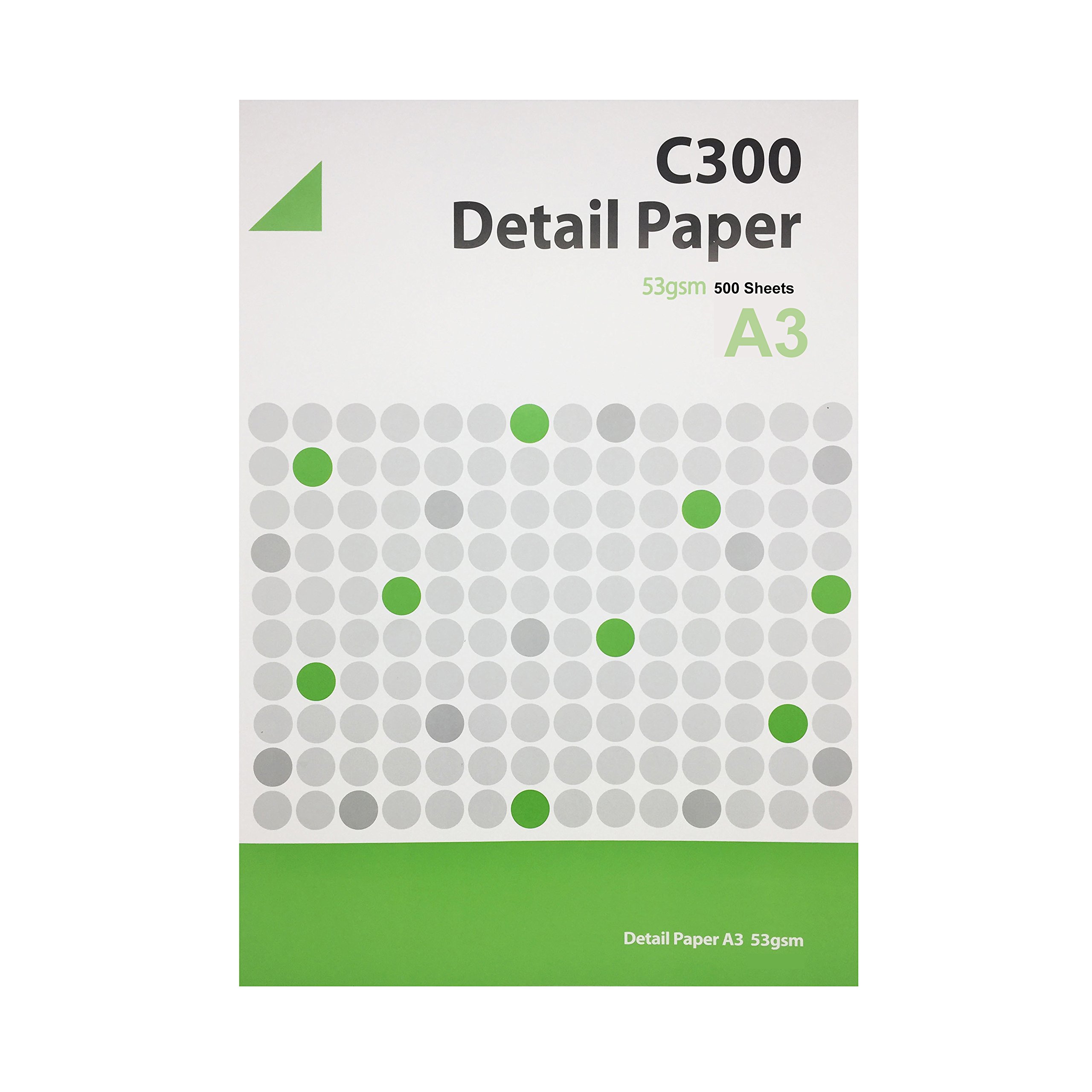 West C300 53 GSM A3 500 Sheets Technical Detail Paper