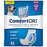 Out! PetCare Disposable Dog Diapers Male, Puppy