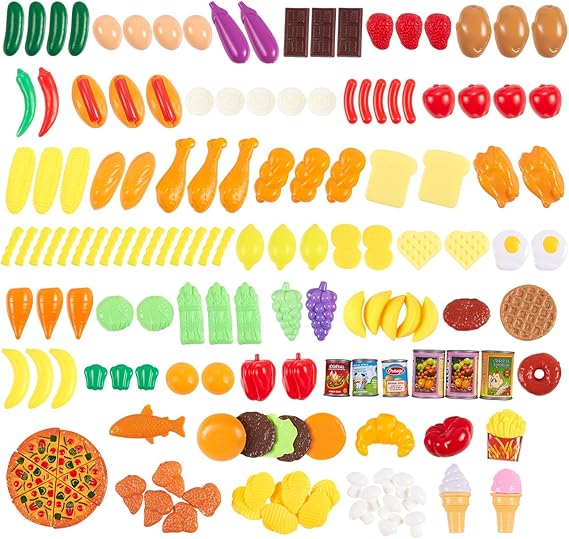 plastic toy food sets