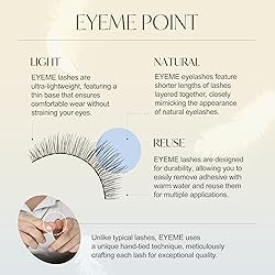 EYEME Eyelash NO.37 – 5 Set Pack, Short Natural