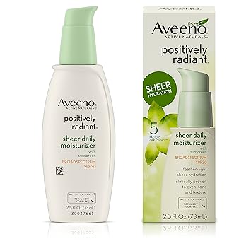 amazon aveeno positively radiant
