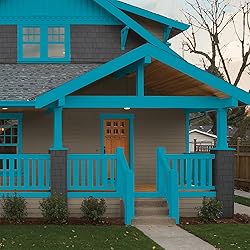Glidden Total 1 gal. Mediterranean Blue/Aqua-Blue