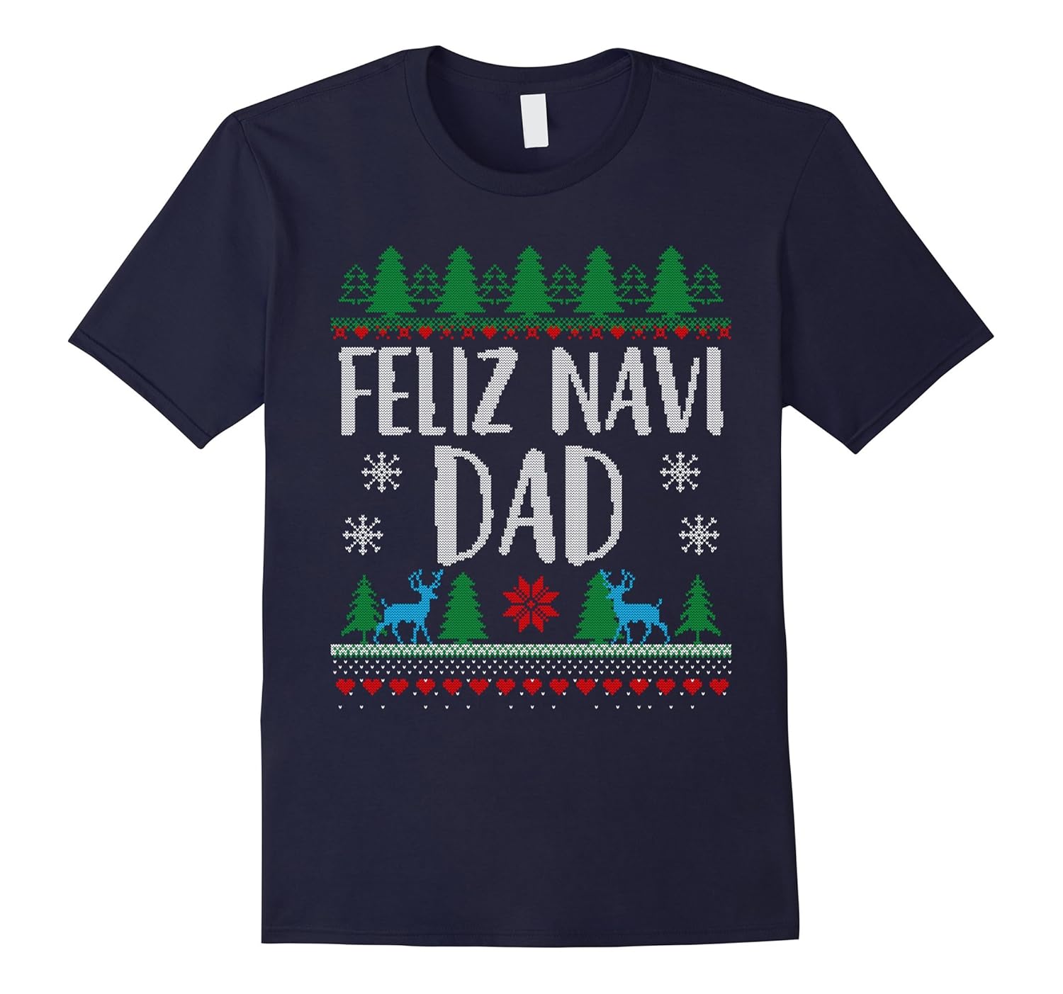 Feliz Holiday Christmas Sweater T Shirt-tovacu