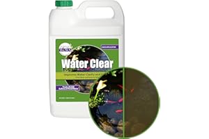 POND WORX Pondworx Water Clear - Concentrated Formulation Improves Water Clarity and Quality, Helps Clear Cloudy Water, Safe for Fish, Pets, and Plant - 1 Gallon