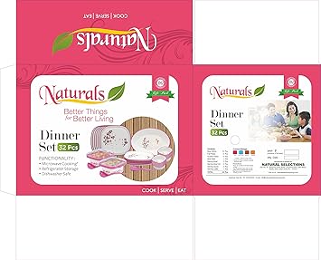 Natural Selections Dinner Set - 32 Pcs