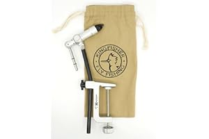 Kingfisher Fly Tying Rock Creek Rotary Fly Tying C-Clamp Vise