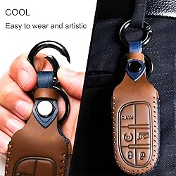 ZiHafate Leather Car Key Fob Cover Compatible with