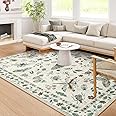 Lahome Insect 8x10 Area Rugs, Soft Washable Rugs 8x10 Living Room Rugs for Bedroom Dining Room, Ultra-Thin Modern Rug Stain Resistant Large Carpet Accent Rugs for Office Kids Nursery (8'x10',Beige)
