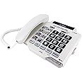 ClearSounds CSC500 Amplified Landline Phone with Speakerphone and Photo Frame Buttons - Up to 30dB Amplification, T-Coil Hearing Aid Compatible