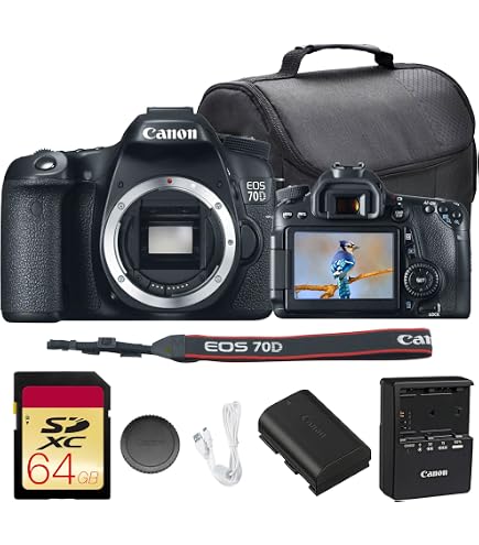 Amazon.com : Canon EOS 70D Digital SLR Camera with 18-135mm STM