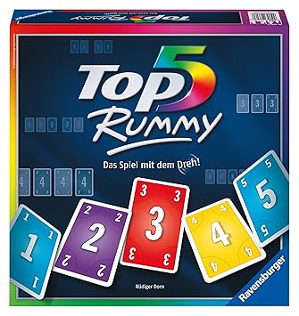 Ravensburger 26603 - Top 5 Rummy, Brettspiel