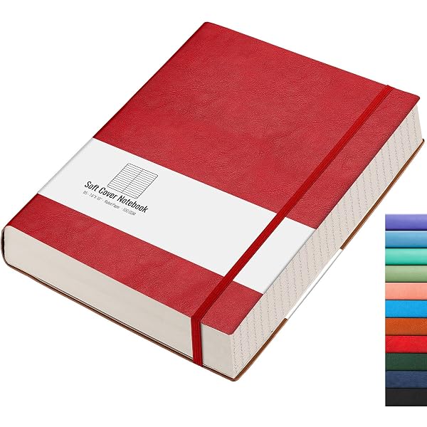 Cuaderno Rayado AHGXG 320 Páginas Numeradas B5 Papel Grueso 100gsm Tapa Suave Marron