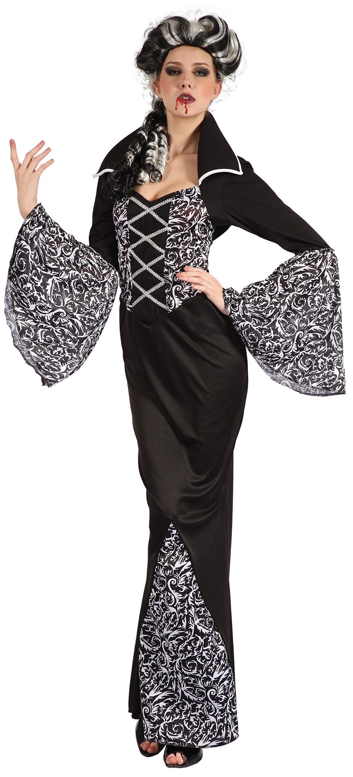 Vampire Lady costume disguise fancy dress girl woman adult (One size)