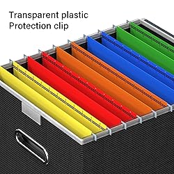 Forlogic File Box Organizer with lid, Collapsible