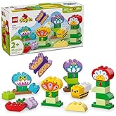LEGO DUPLO Town Creative Garden & Flowers Building Toy Playset - Preschool Learning and Educational Flower Toy for Toddlers,