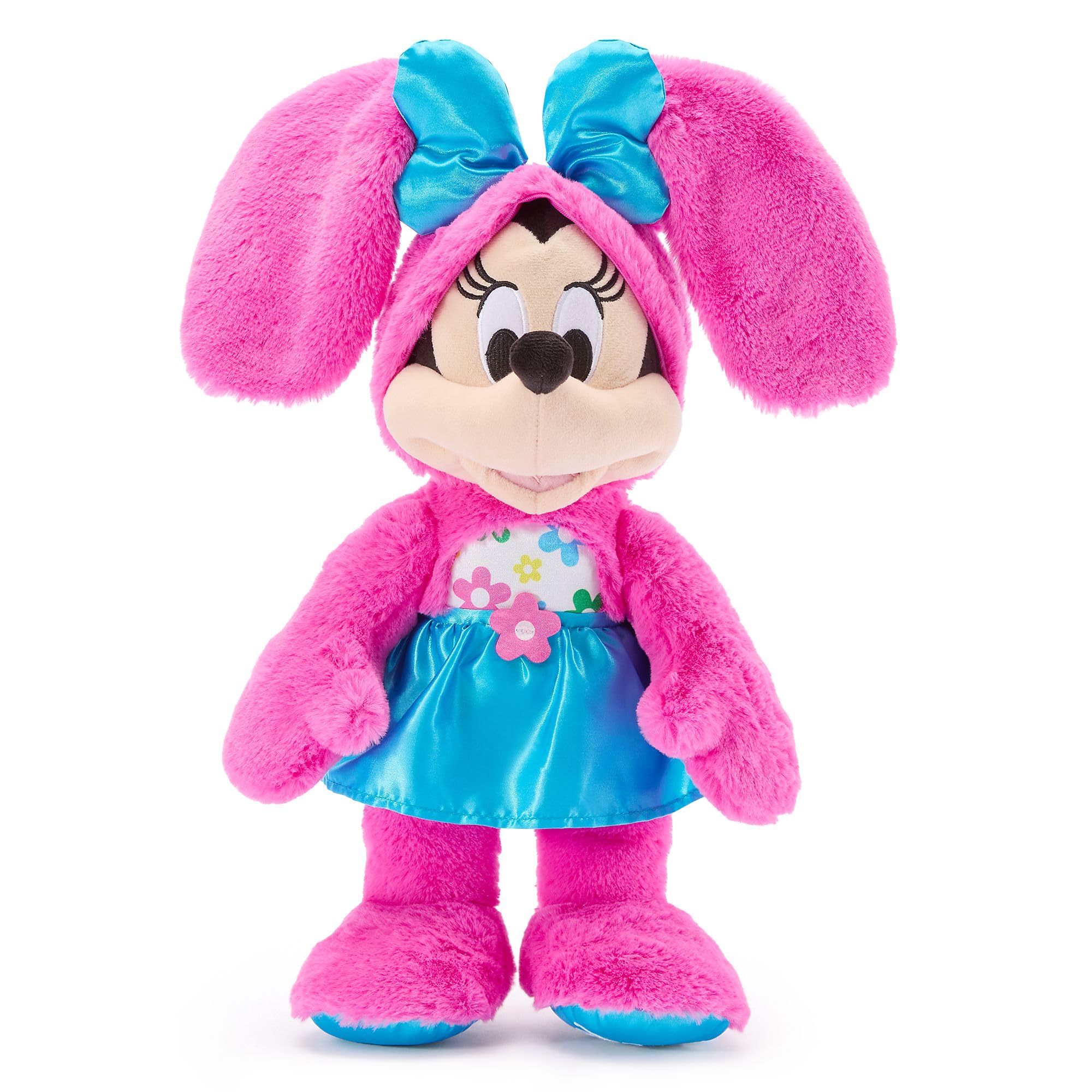 Disney Store Official Minnie Mouse Easter Medium Soft Toy 31cm Plush Bunny Outfit Cuddly Toy