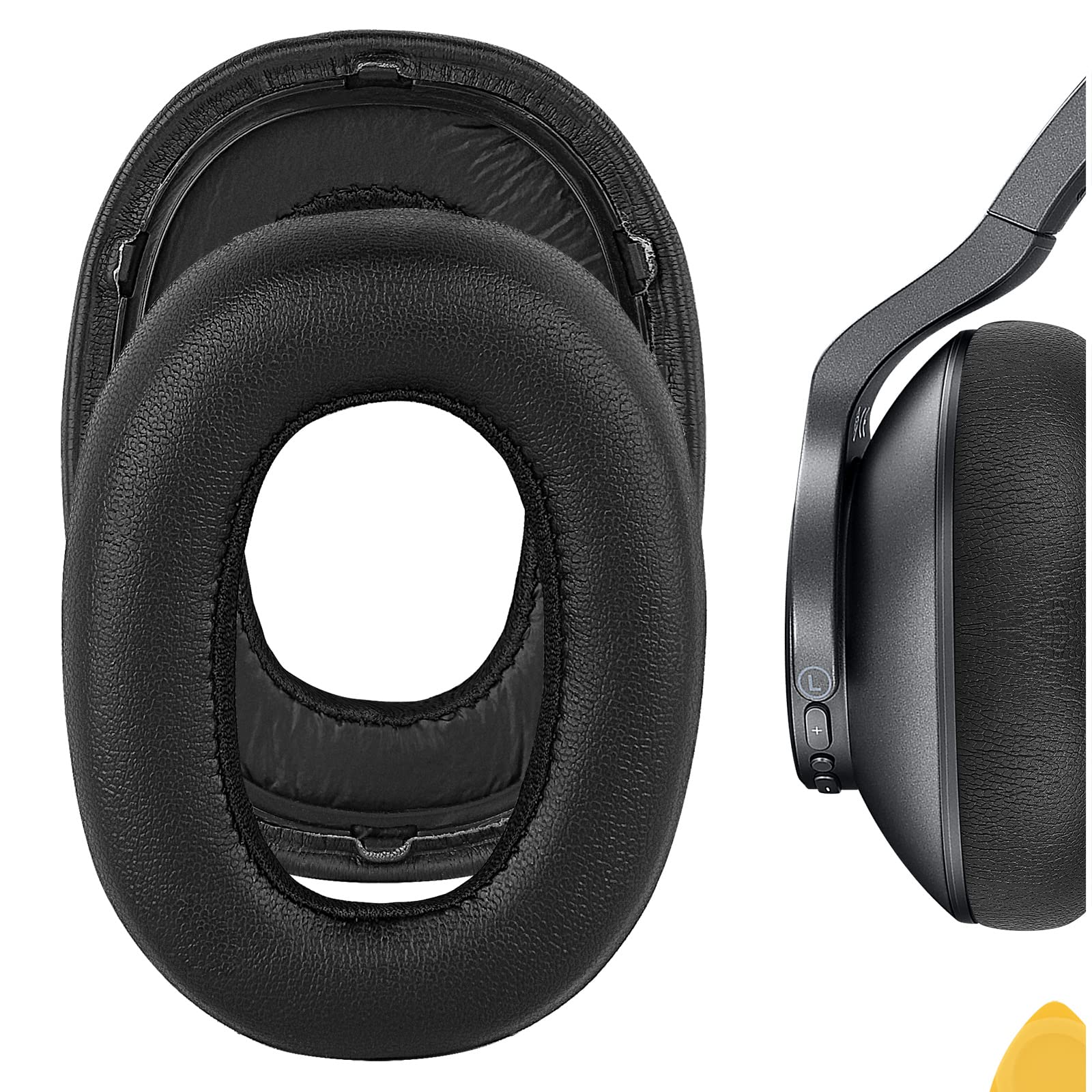 Geekria Replacement Ear Pads for AKG N700NC Headphones Ear Cushions, Repair Parts (Black)