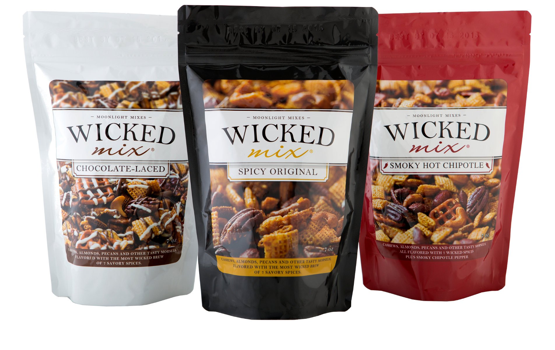 Wicked Mix Spicy Gourmet Cajun Snack Mix 3 Pack
