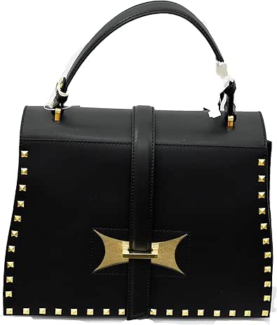 IACUCCI Leather Italian Crossbody Handbag Satchel Purse: Handbags